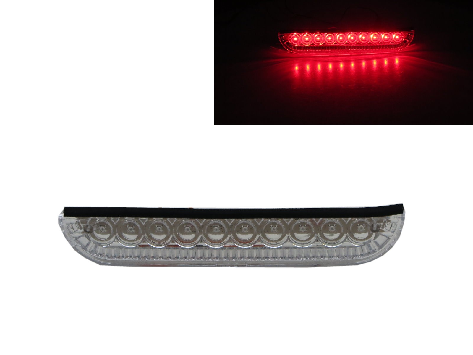 CrazyTheGod Mazda3/Axela BL Second generation 2009-2011 Hatchback 5D LED Rear Tail Third Brake Light Clear for MAZDA