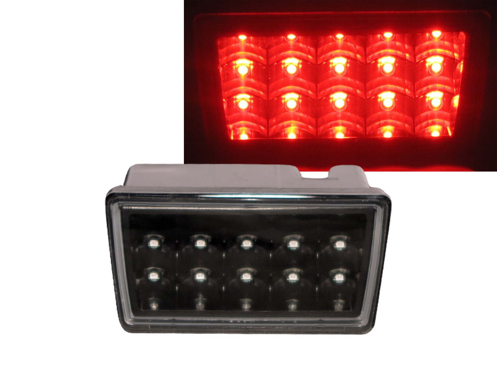 CrazyTheGod XV Crosstrek GP Fourth generation 2013-present CUV 5D LED Rear Tail Third Brake Light Black for SUBARU