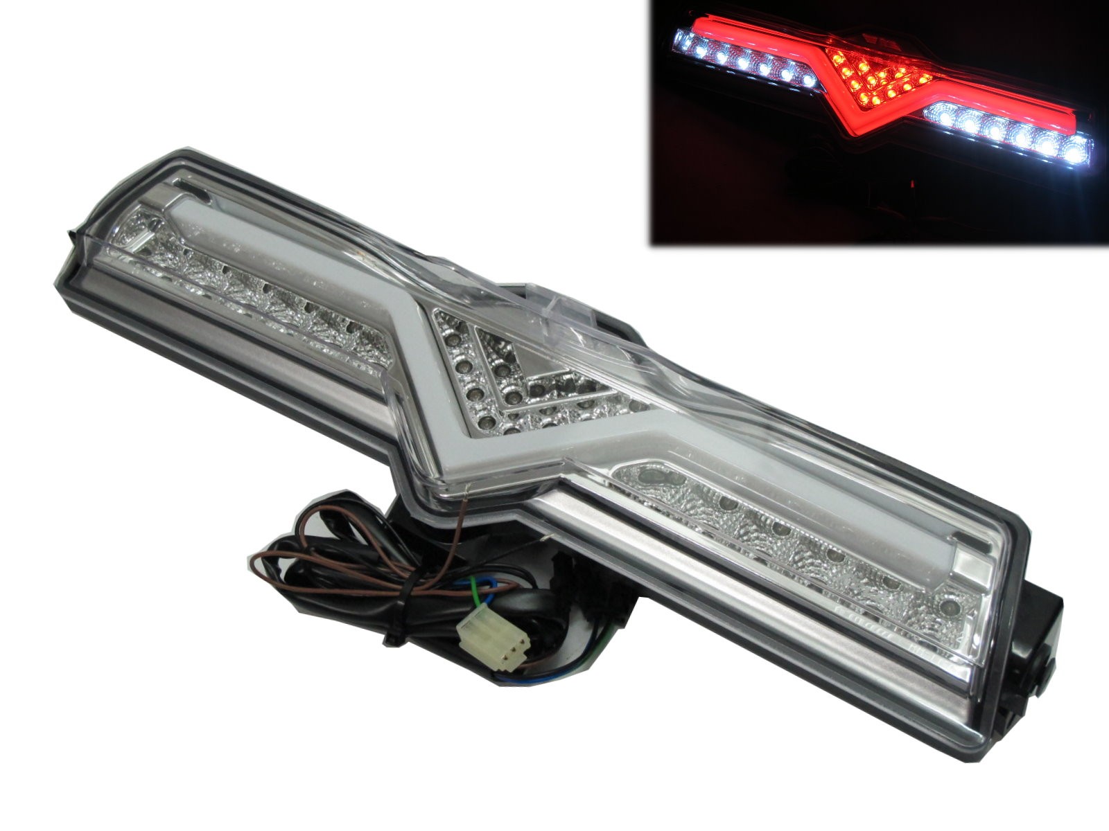 CrazyTheGod FT86 FT-86 GT86 86 ZN6 LED 3RD Reverse Fog Tail Rear Third Brake Light CHROME for TOYOTA