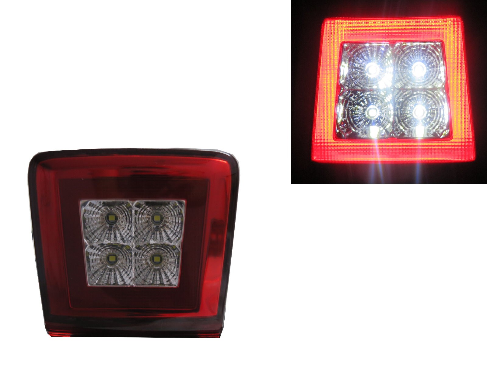 CrazyTheGod 370Z Fairlady Z Z34 Second generation 2009-present Coupe 2D LED Rear Tail Fourth Brake Light RED/CLEAR for NISSAN