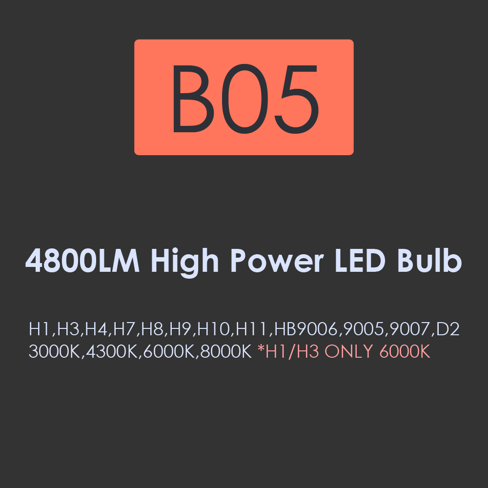 B05-4800LM High Power LED bulb