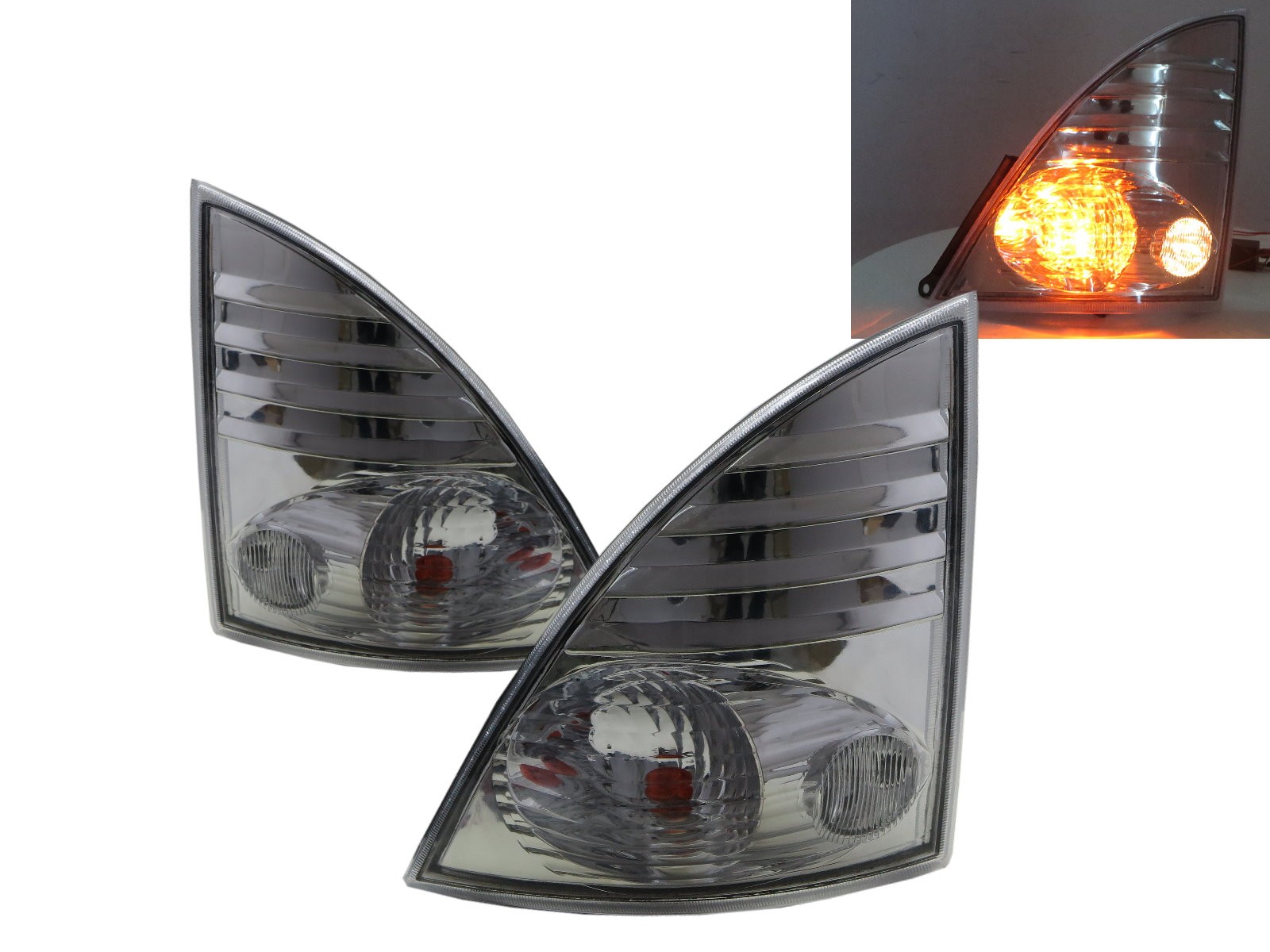 CrazyTheGod 500 2008-Present Truck 2D Clear Corner Light Chrome for HINO