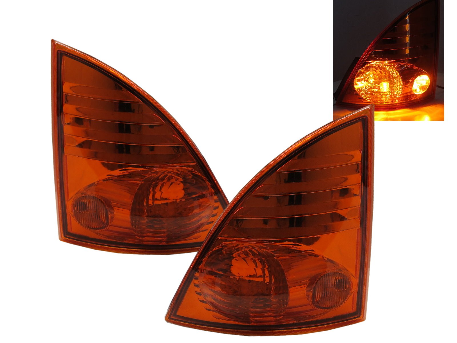 CrazyTheGod 500 2008-Present Truck 2D Clear Corner Light Yellow for HINO