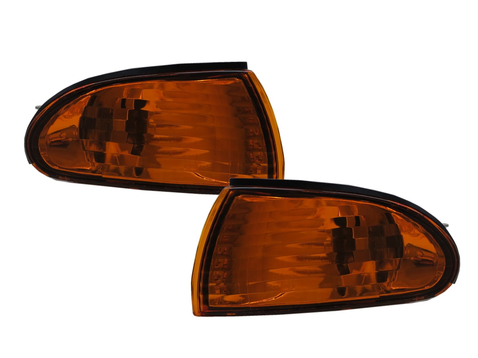 CrazyTheGod LANCER Fifth generation 1992-1995 Sedan/Wagon 4D/5D Clear Corner Light Amber/Yellow for Mitsubishi