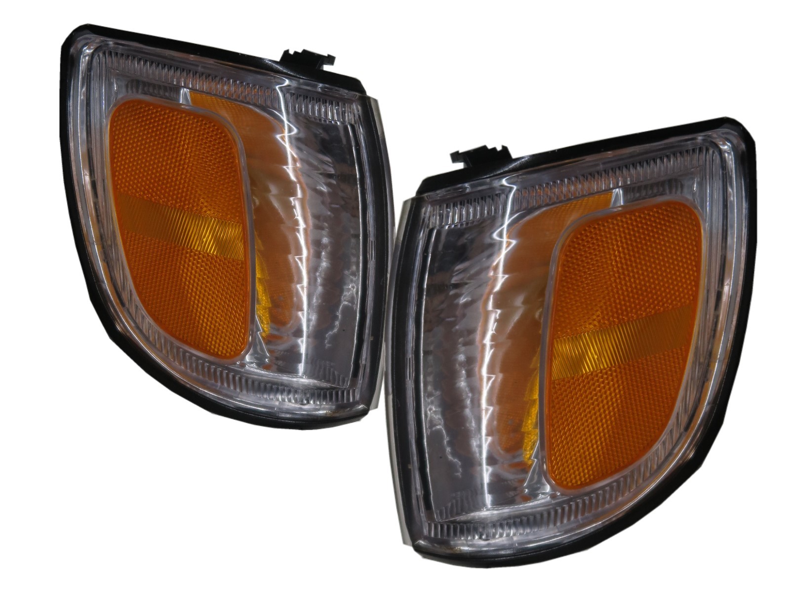 CrazyTheGod 4Runner N180 Third generation 1995-2002 Wagon 5D Clear Corner Light Chrome for TOYOTA