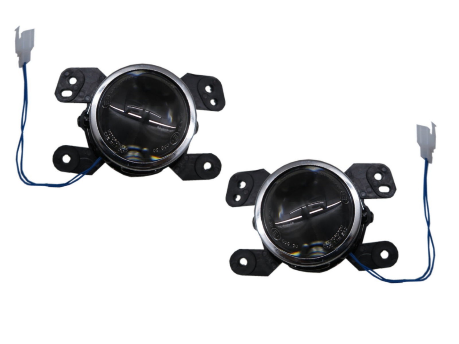 CrazyTheGod Wrangler JK Third generation 2007-2013 Convertible/SUV 2D/4D Projector Dual Beam Fog Light Lamp Black for JEEP