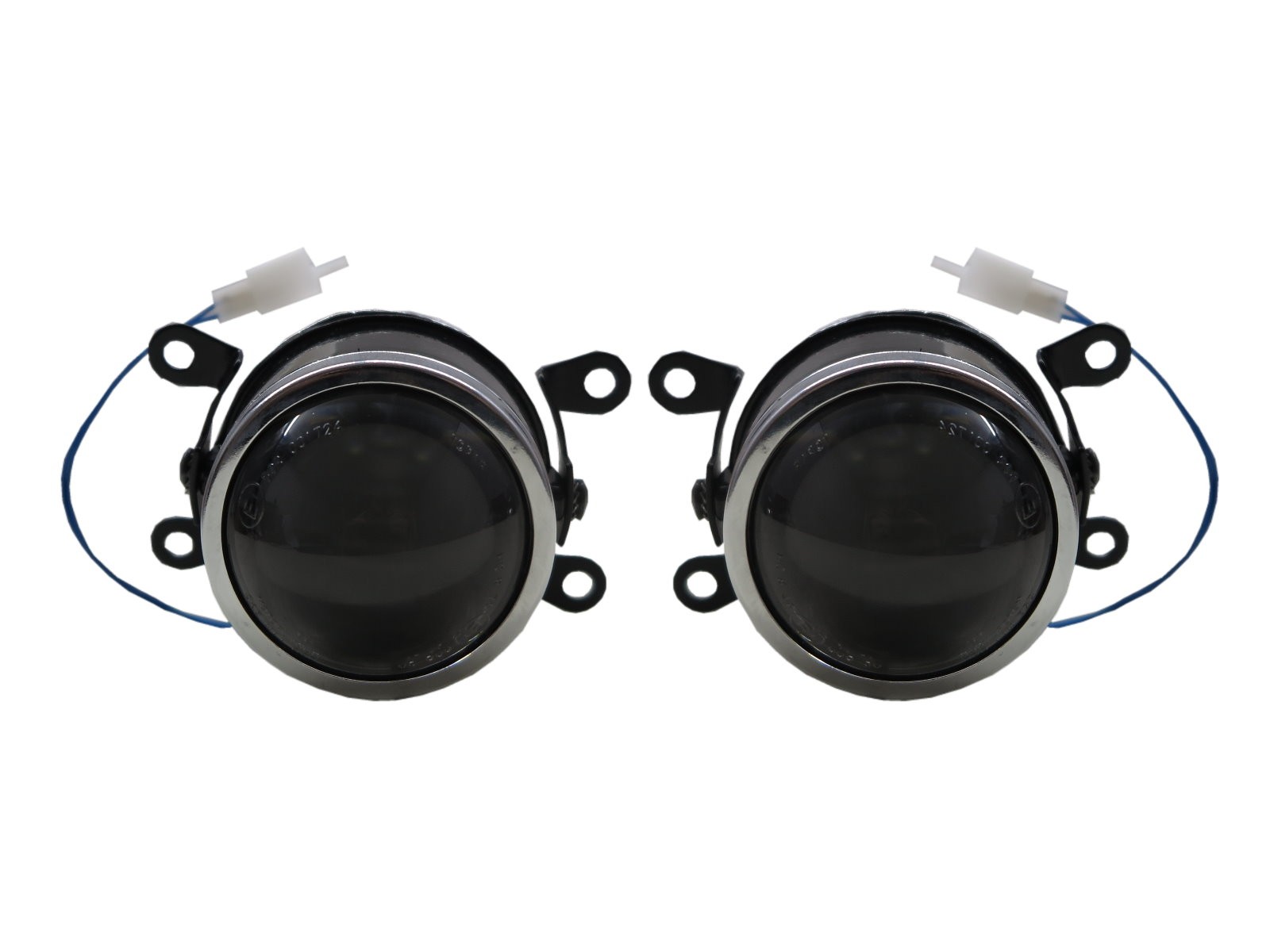 CrazyTheGod Projector Dual Beam Fog Light Lamp Black V3 for Universal