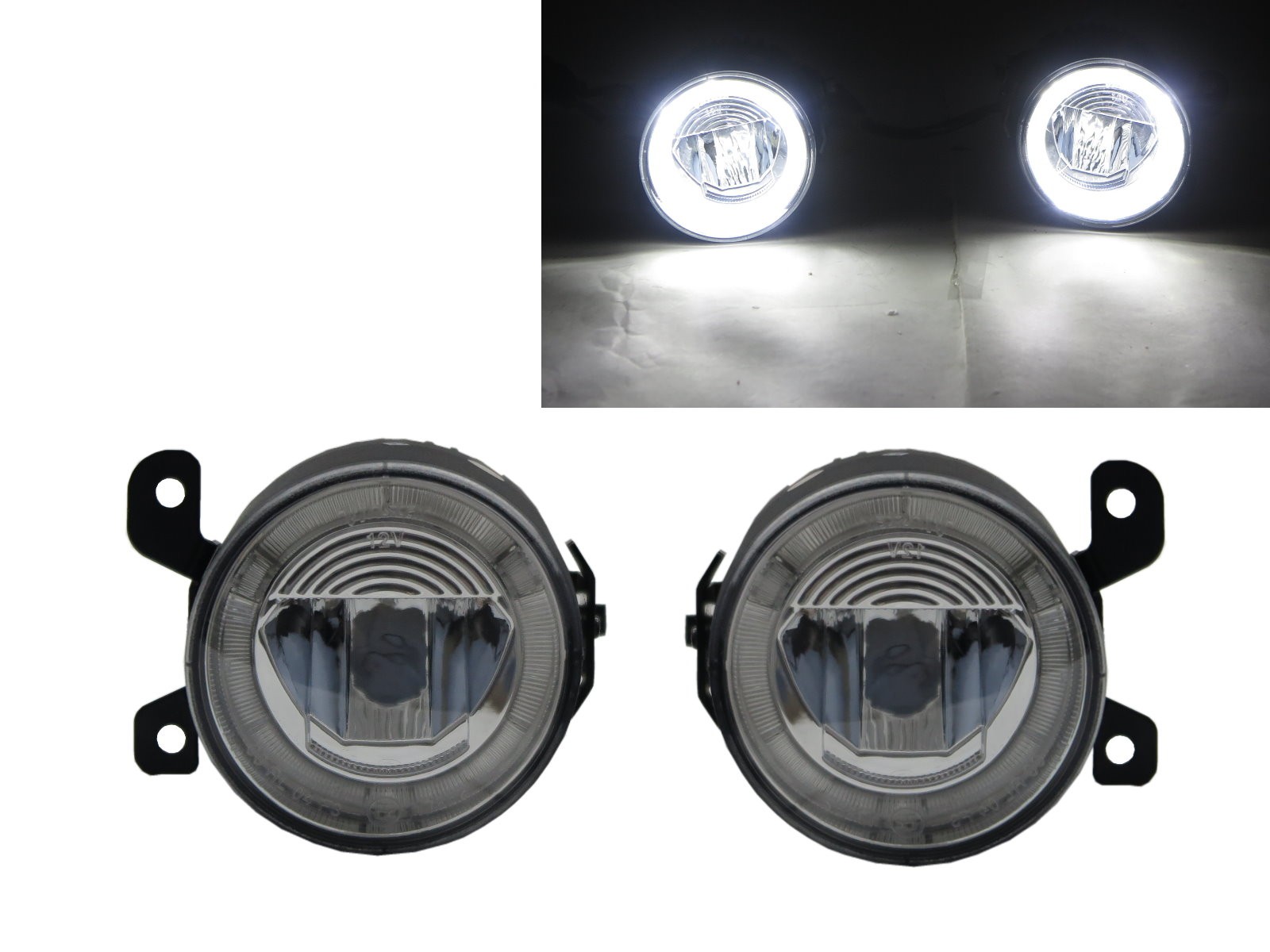 CrazyTheGod GOLF 5 Fifth generation 2003-2009 Hatchback 5D LED Fog Light Lamp DRL Daytime Running Chrome for VW Volkswagen