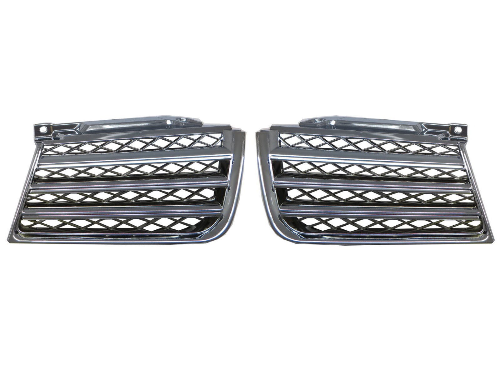 CrazyTheGod L200 Third generation 2005-2008 2D/4D PICKUP Mesh GRILLE/GRILL CHROME for Mitsubishi 