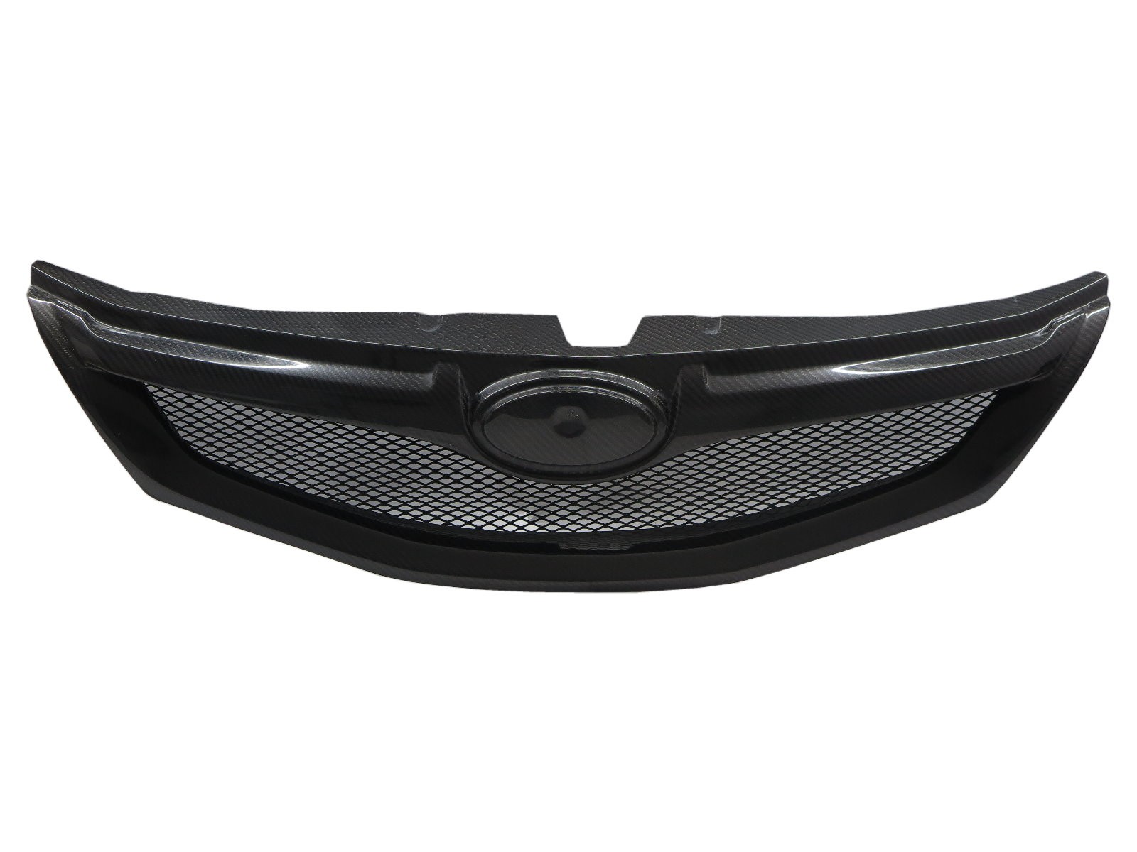 CrazyTheGod IMPREZA GE GH GR GV Third generation 2007-2010 PRE-FACELIFT Sedan/Hatchback 4D/5D STI LOOK GRILLE/GRILL Black Carbon-Fiber for SUBARU