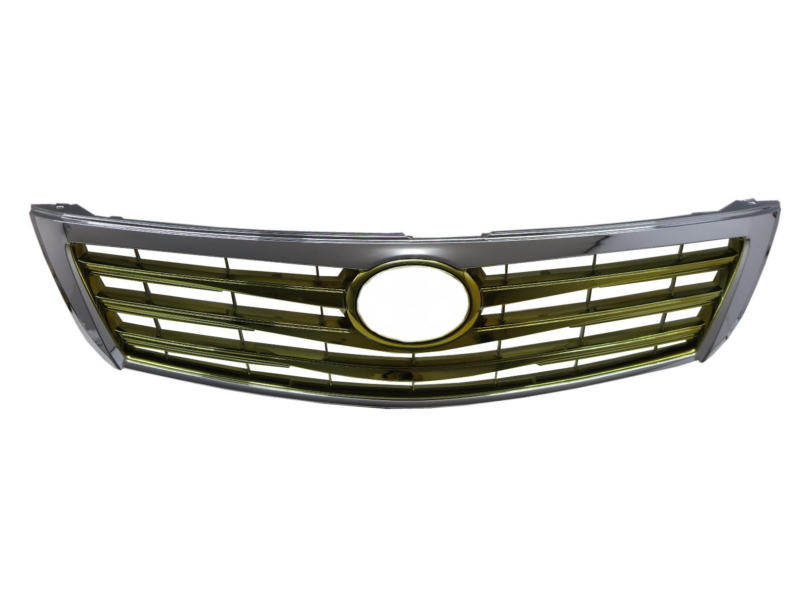 CrazyTheGod AURION XV40 2009-2011 FACELIFT Sedan 4D 4FIN GRILLE/GRILL Golden for TOYOTA