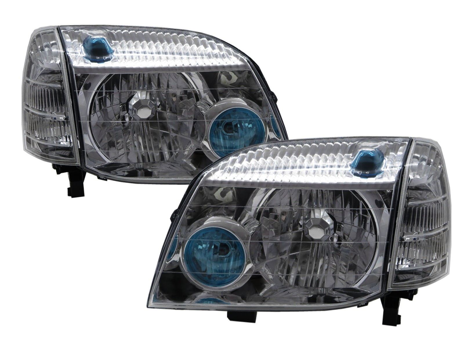 CrazyTheGod X-TRAIL T30 First generation 2001-2007 SUV 5D Clear Headlight Headlamp W/S Corner Lamp Chrome for NISSAN LHD
