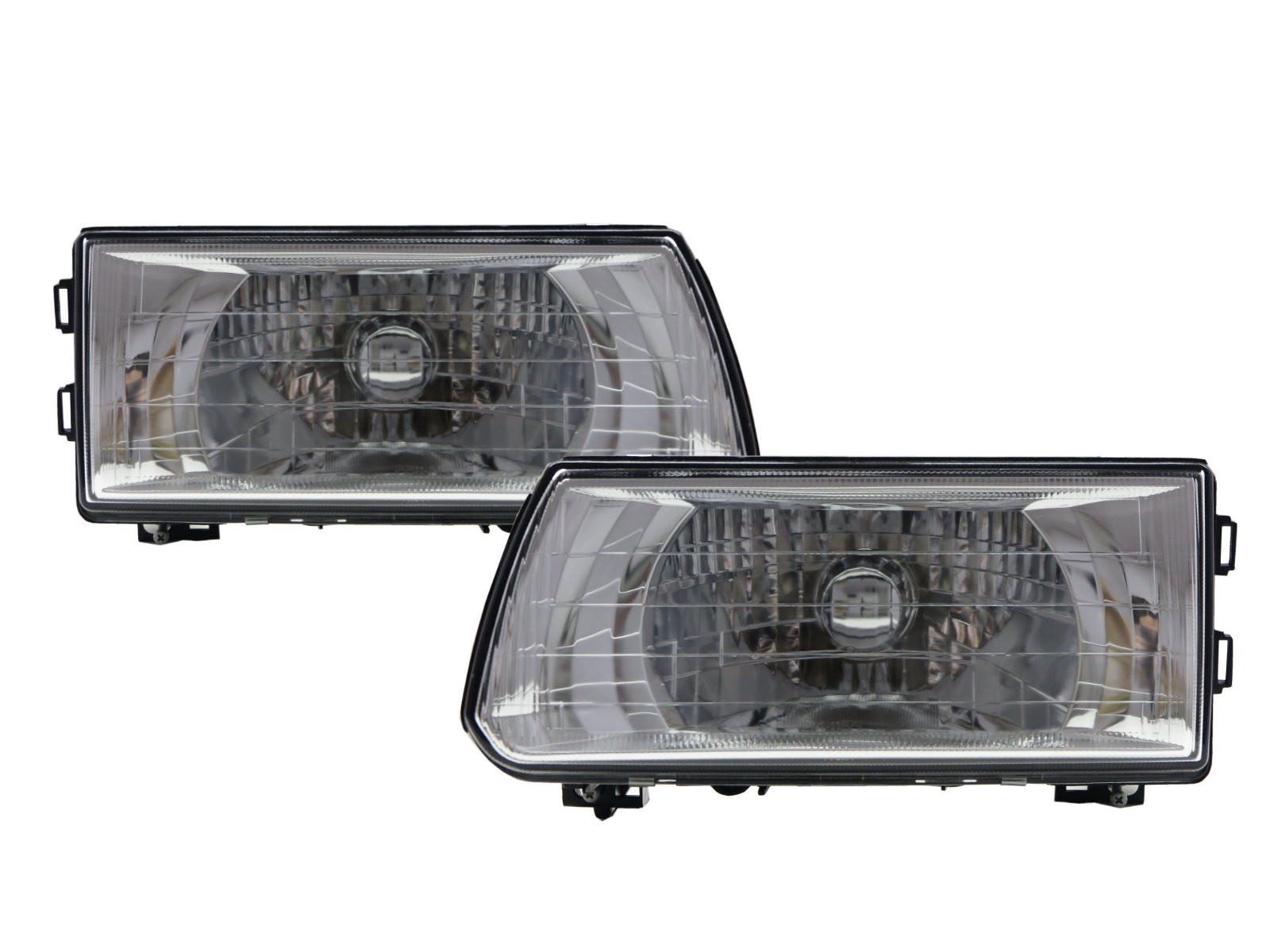 CrazyTheGod Dodge 1000 1999-present VAN 4D Clear Headlight Headlamp Chrome for DODGE LHD