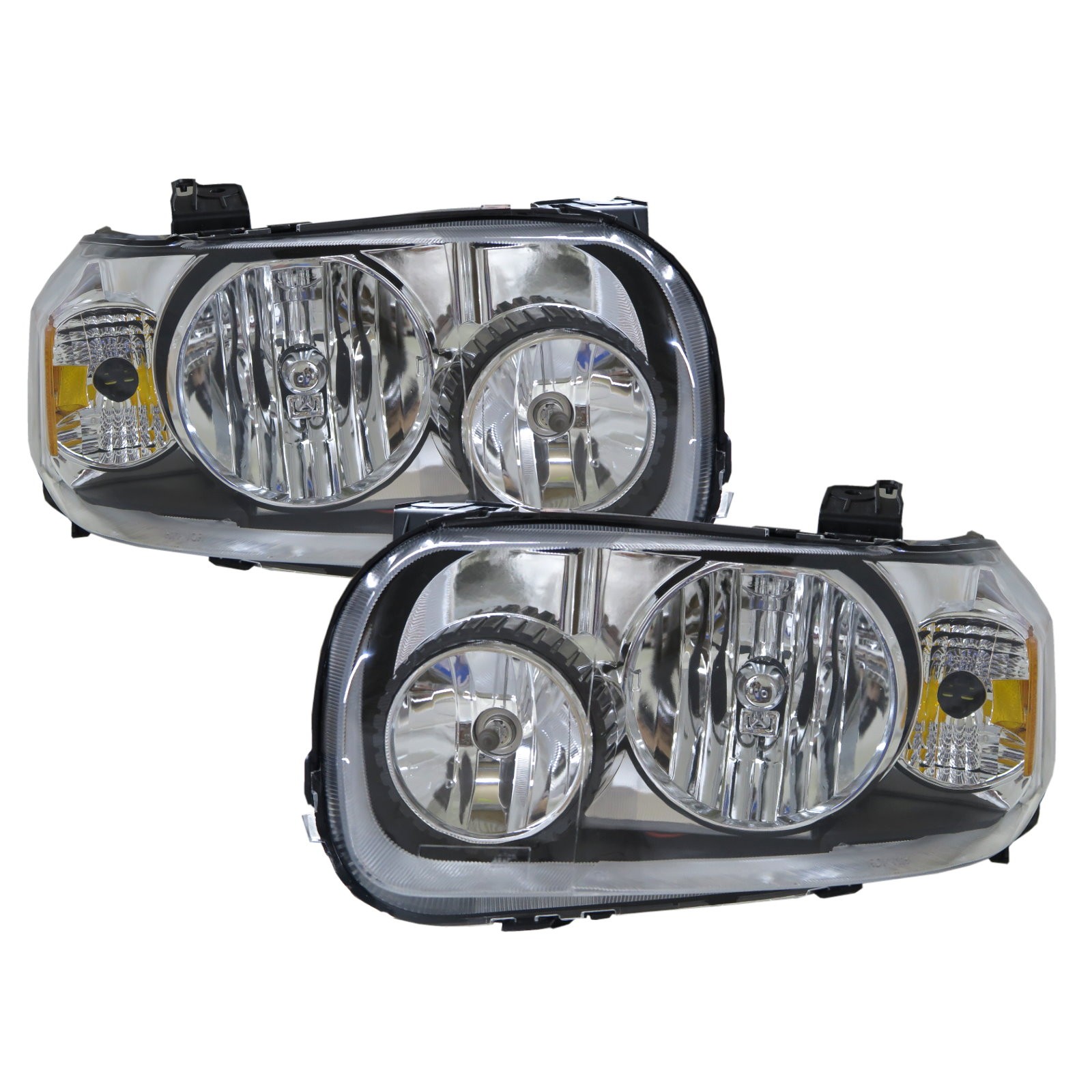 CrazyTheGod ESCAPE First generation 2001-2004 SUV 5D Clear Headlight Headlamp Black for FORD LHD