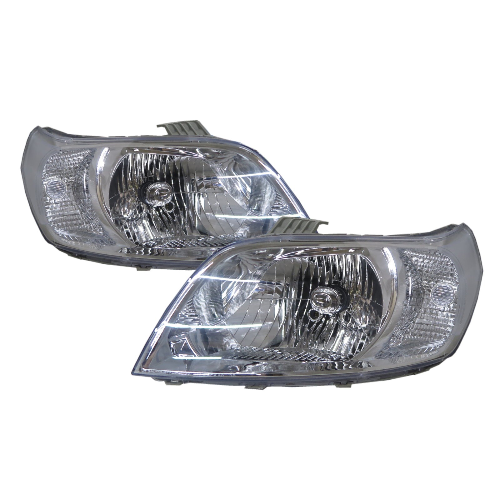 CrazyTheGod Aveo T250 First generation 2009-2011 Facelift Hatchback 3D/5D Clear Headlight Headlamp Chrome for CHEVROLET CHEVY LHD