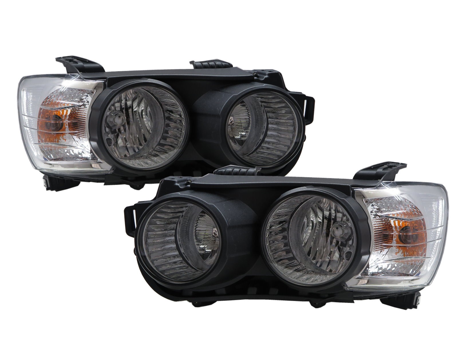 CrazyTheGod Aveo T300 Second generation 2012-2016 PRE-FACELIFT Sedan/Hatchback 4D/5D Clear Headlight Headlamp Black EU Type for CHEVROLET CHEVY LHD