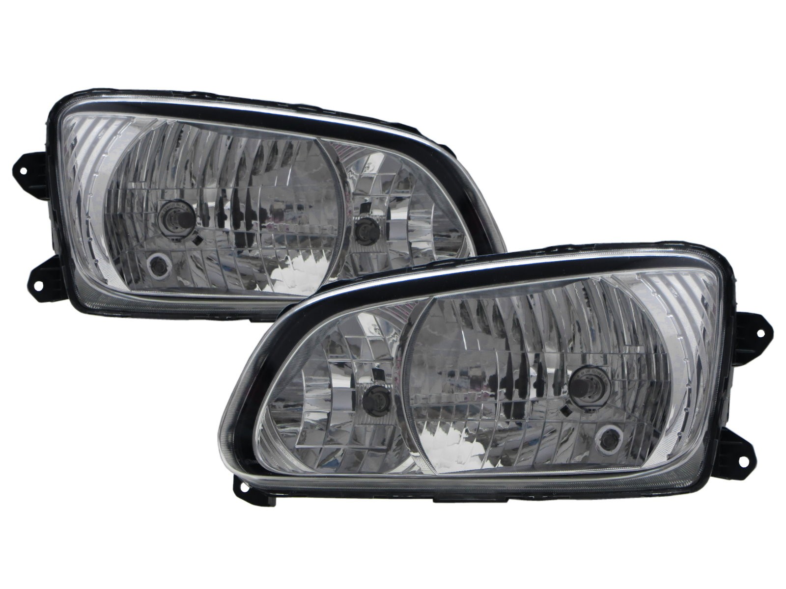 CrazyTheGod 500 2008-present Truck 2D Clear Headlight Headlamp W/ Motor Chrome for HINO LHD
