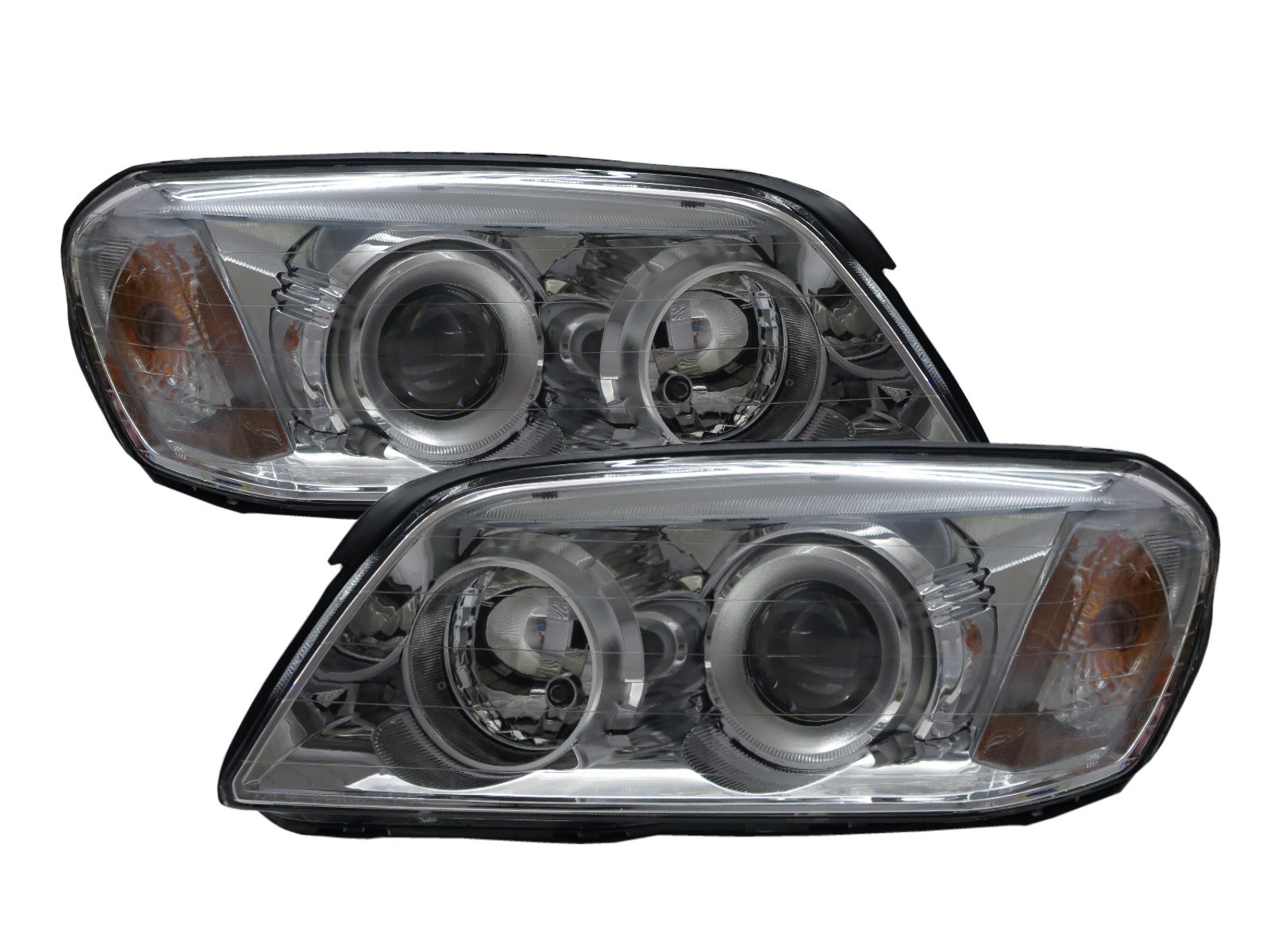CrazyTheGod Captiva 2006-2010 PRE-FACELIFT Wagon 5D Projector Headlight Headlamp Chrome for HOLDEN LHD