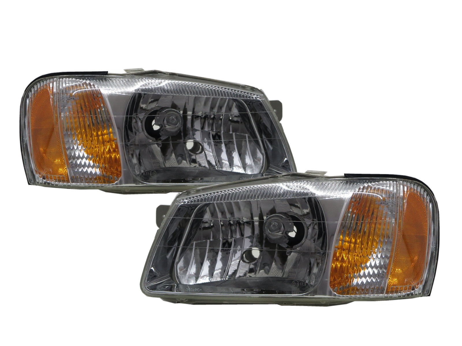 CrazyTheGod Accent/Verna LC Second generation 1999-2003 PRE-FACELIFT Sedan 4D Clear Headlight Headlamp Chrome V2 for HYUNDAI LHD