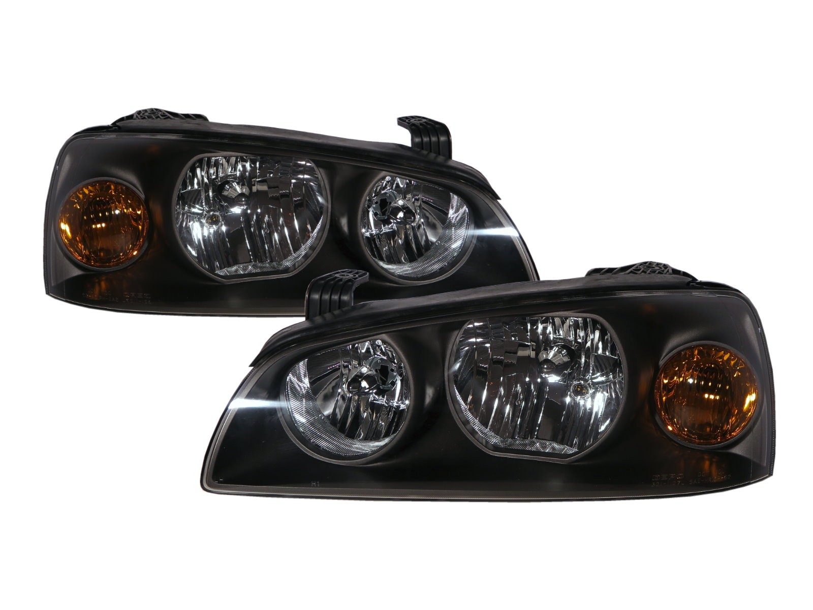 CrazyTheGod Elantra XD Third generation 2004-2006 Facelift Sedan/Hatchback 4D/5D Clear Headlight Headlamp Black for HYUNDAI LHD