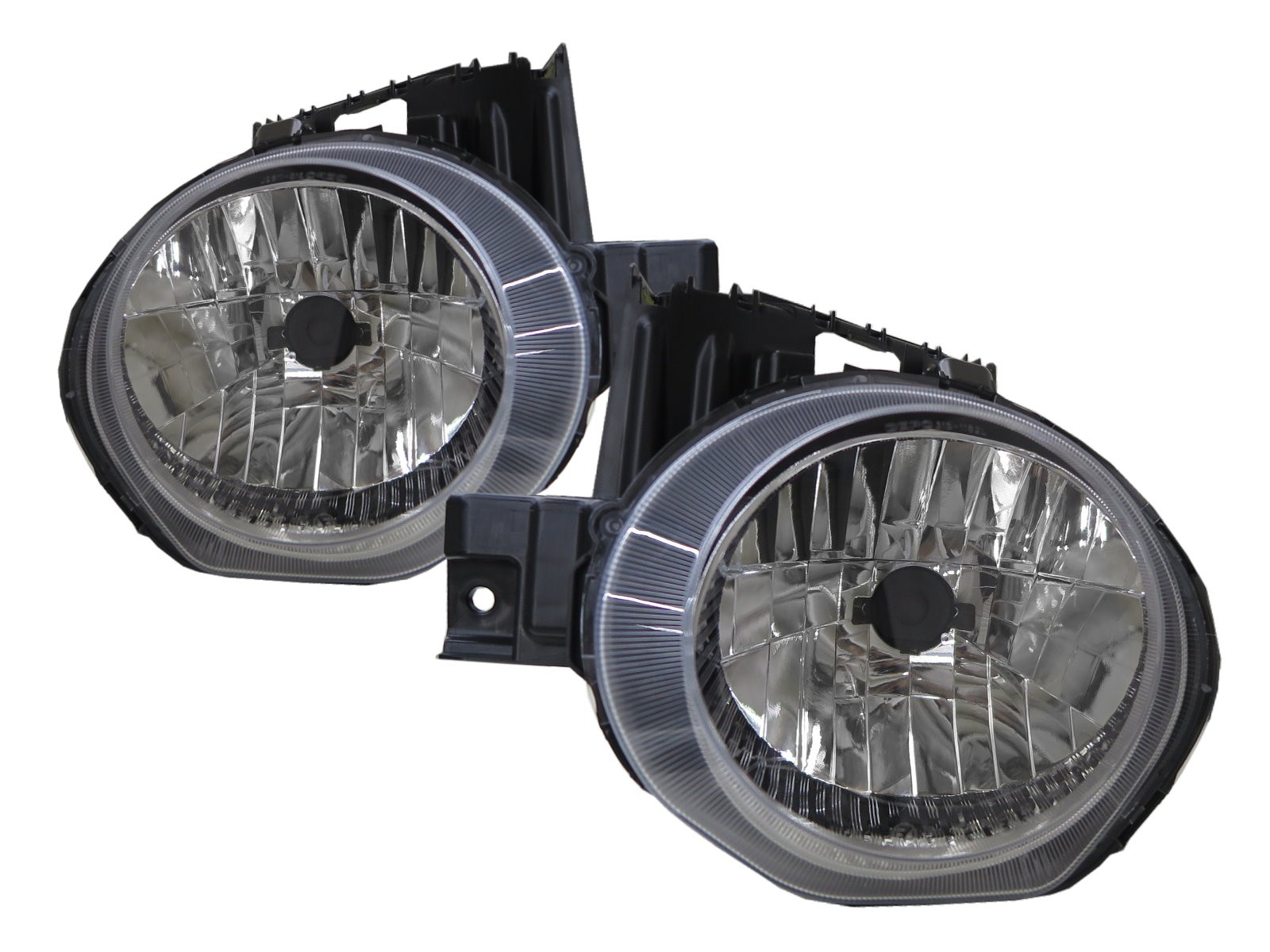 CrazyTheGod ESQ First generation 2014-Present Hatchback/SUV 5D Clear Headlight Headlamp Chrome EU for INFINITI LHD