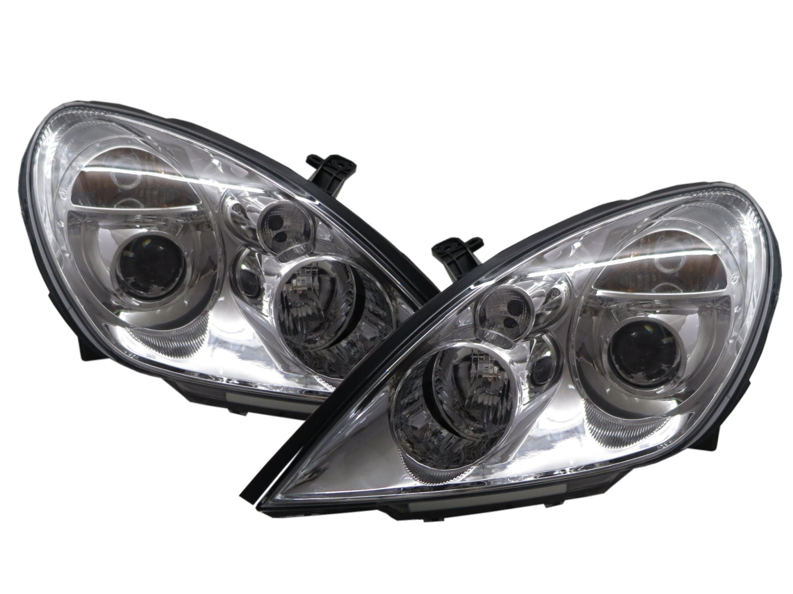 CrazyTheGod Galant Grunder Ninth generation 2004-2007 Sedan 4D Halogen Projector Headlight Headlamp Chrome ASIA for Mitsubishi LHD