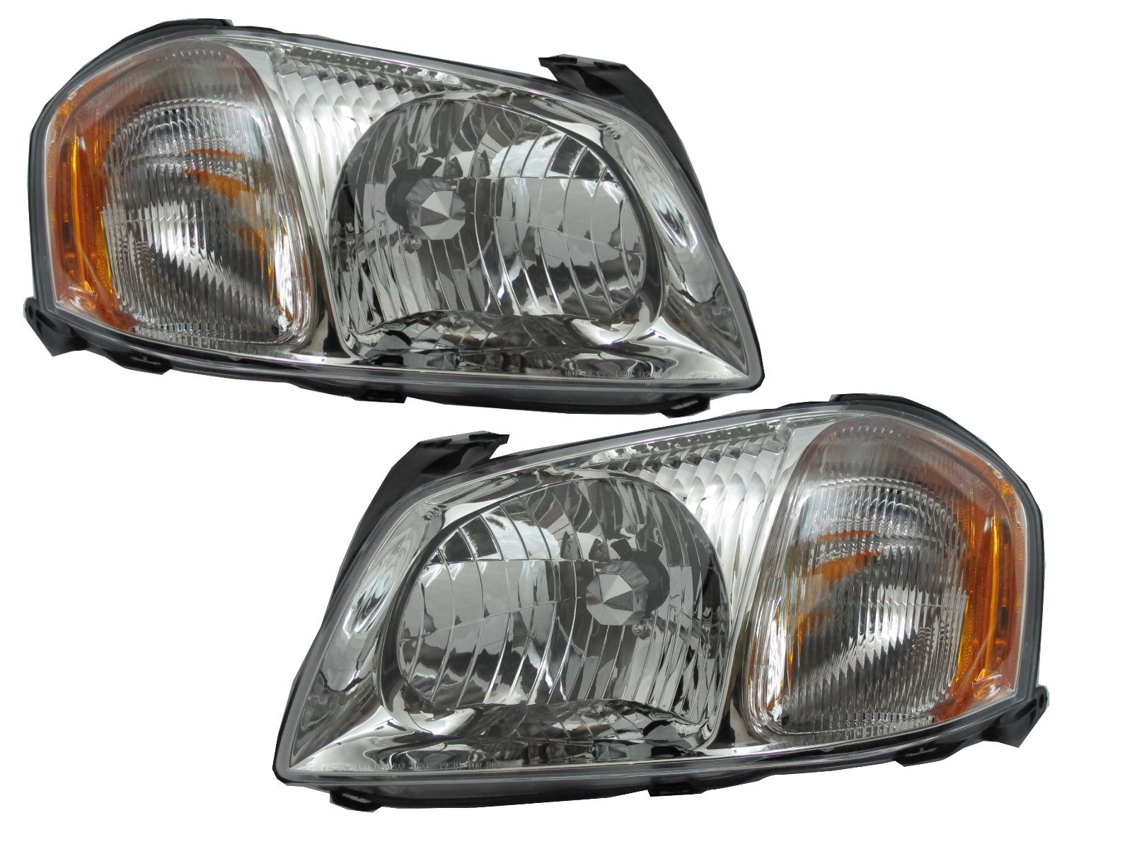 CrazyTheGod Tribute First generation 2001-2006 SUV 5D Clear Headlight Headlamp Chrome for MAZDA LHD