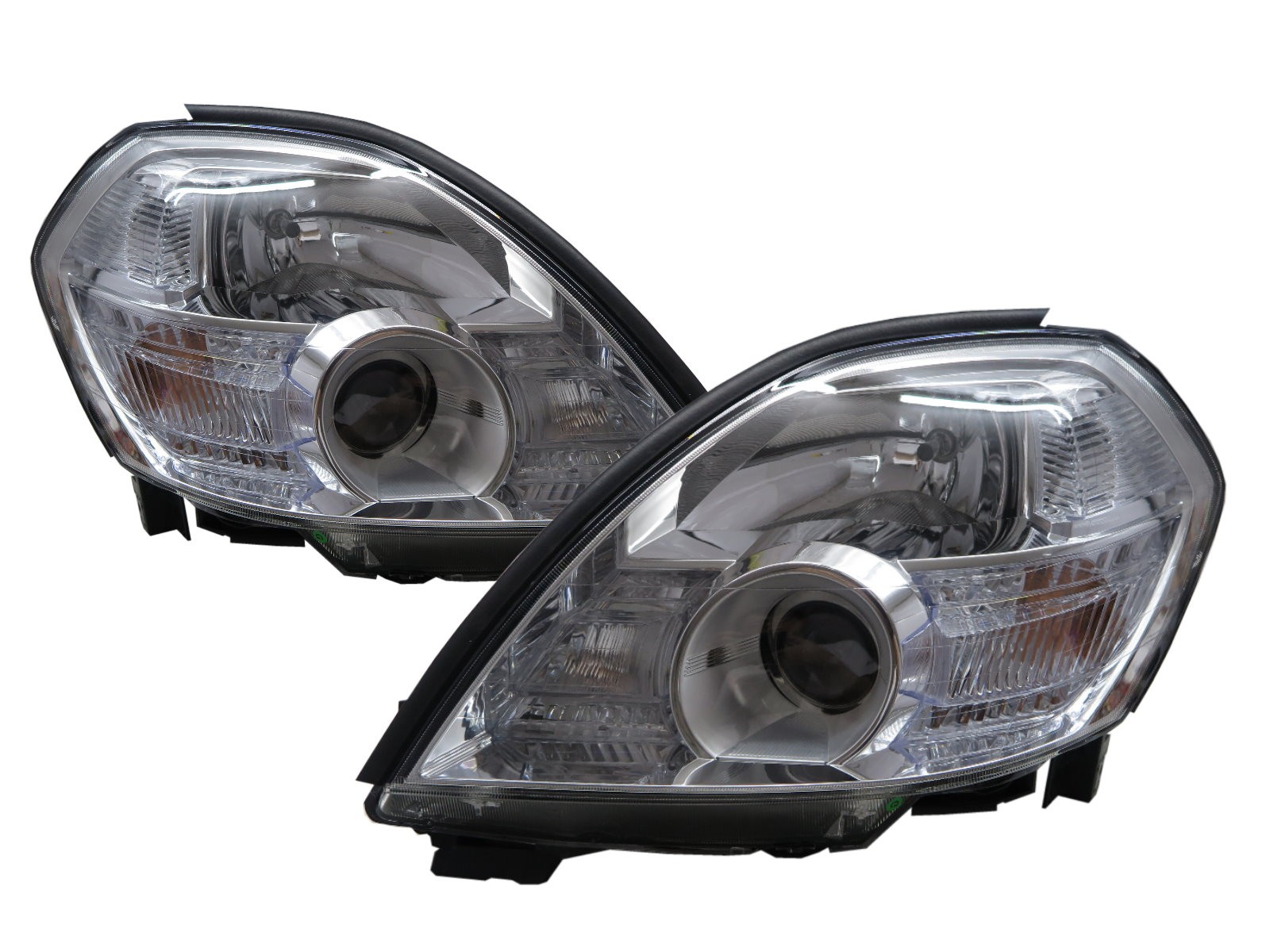 CrazyTheGod Cefiro J31 2005-2008 Sedan 4D Projector Headlight Headlamp Chrome for NISSAN LHD