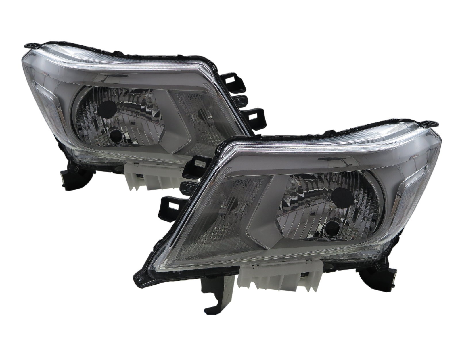 CrazyTheGod FRONTIER D23 Third generation 2014-Present Truck 2D/4D Clear Headlight Headlamp Chrome for NISSAN LHD