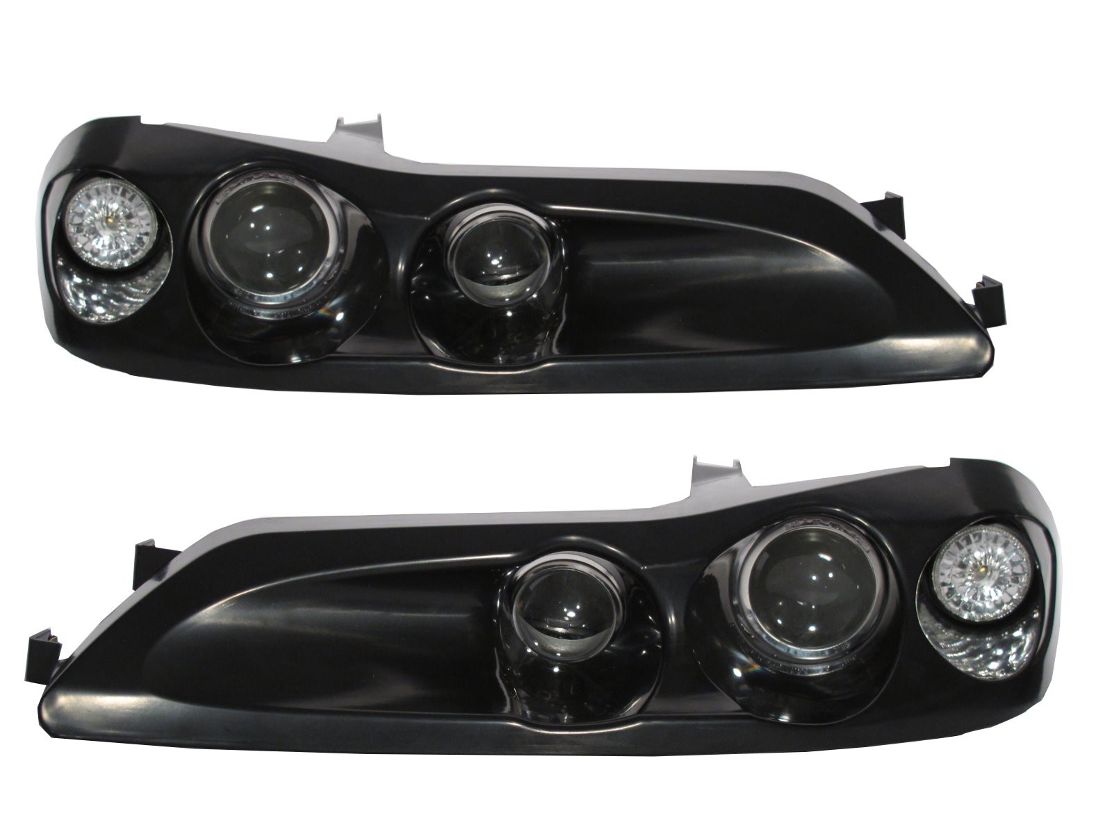 CrazyTheGod SILVIA S15 200SX 1999-2002 Dual Projector Headlight UNPAINTED for NISSAN
