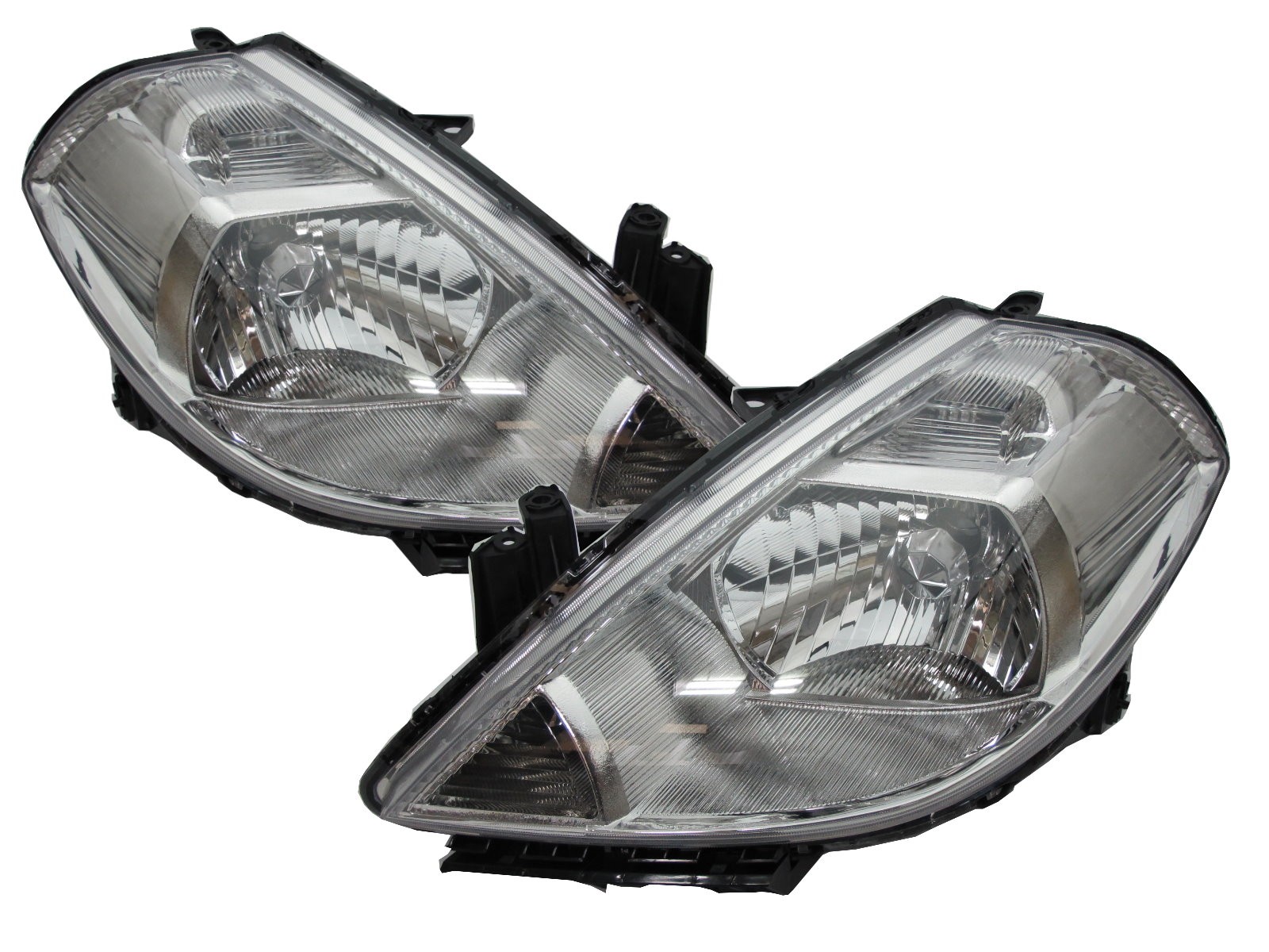 CrazyTheGod TIIDA C11 First generation 2004-2012 Sedan/Hatchback 4D/5D Clear Headlight Headlamp Chrome for NISSAN LHD