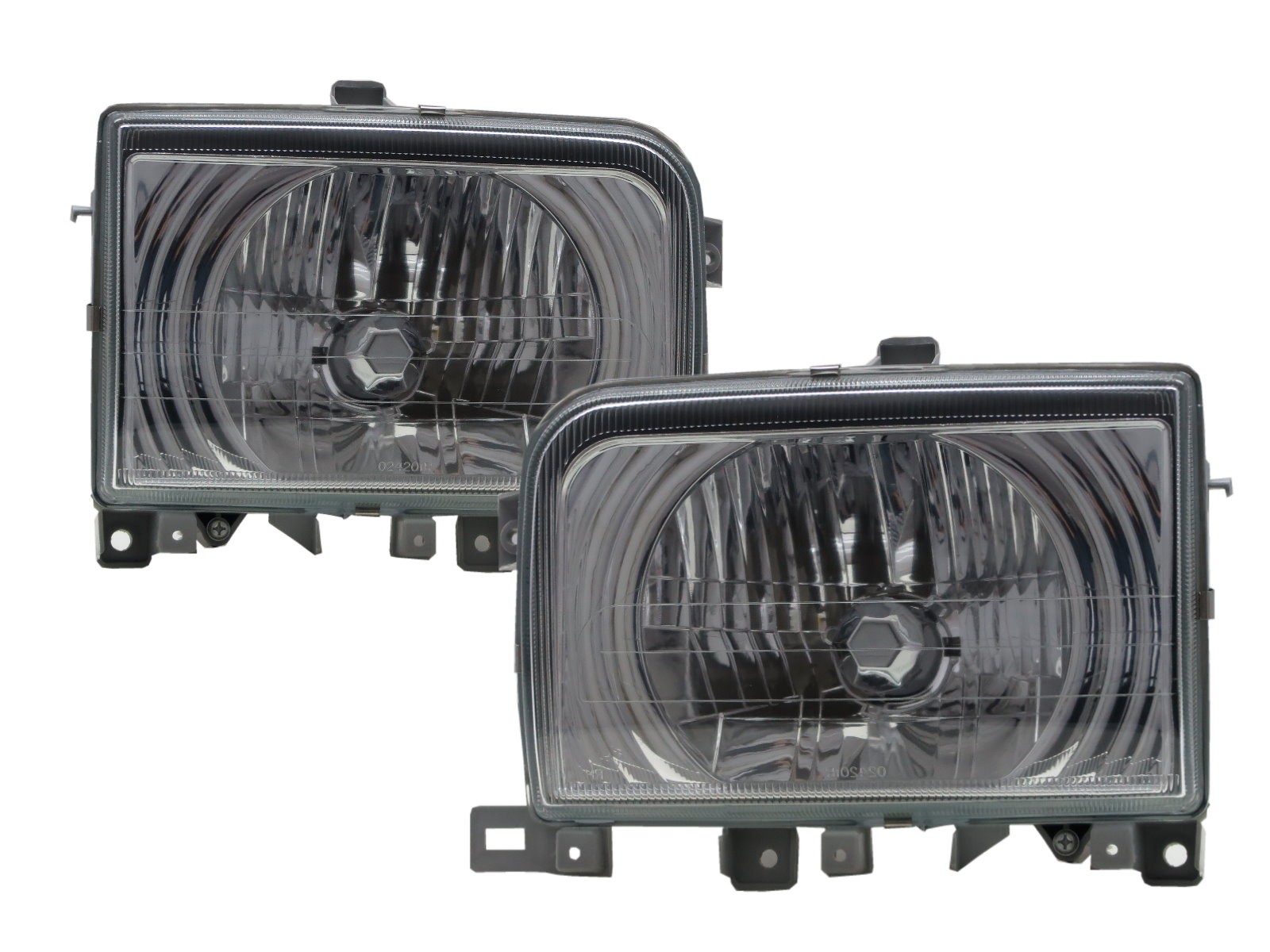 CrazyTheGod UD 1200/1300/1400 Second generation 1992-1999 Truck 2D/4D Clear Headlight Headlamp Chrome for NISSAN LHD