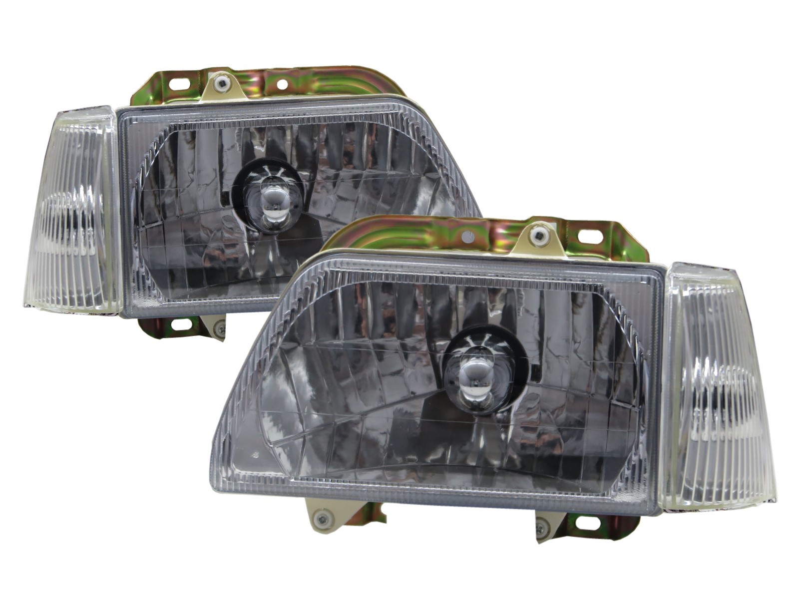 CrazyTheGod ALTO CA71 Second generation 1984-1988 Hatchback 3D/5D Clear Headlight Headlamp Chrome for SUZUKI LHD