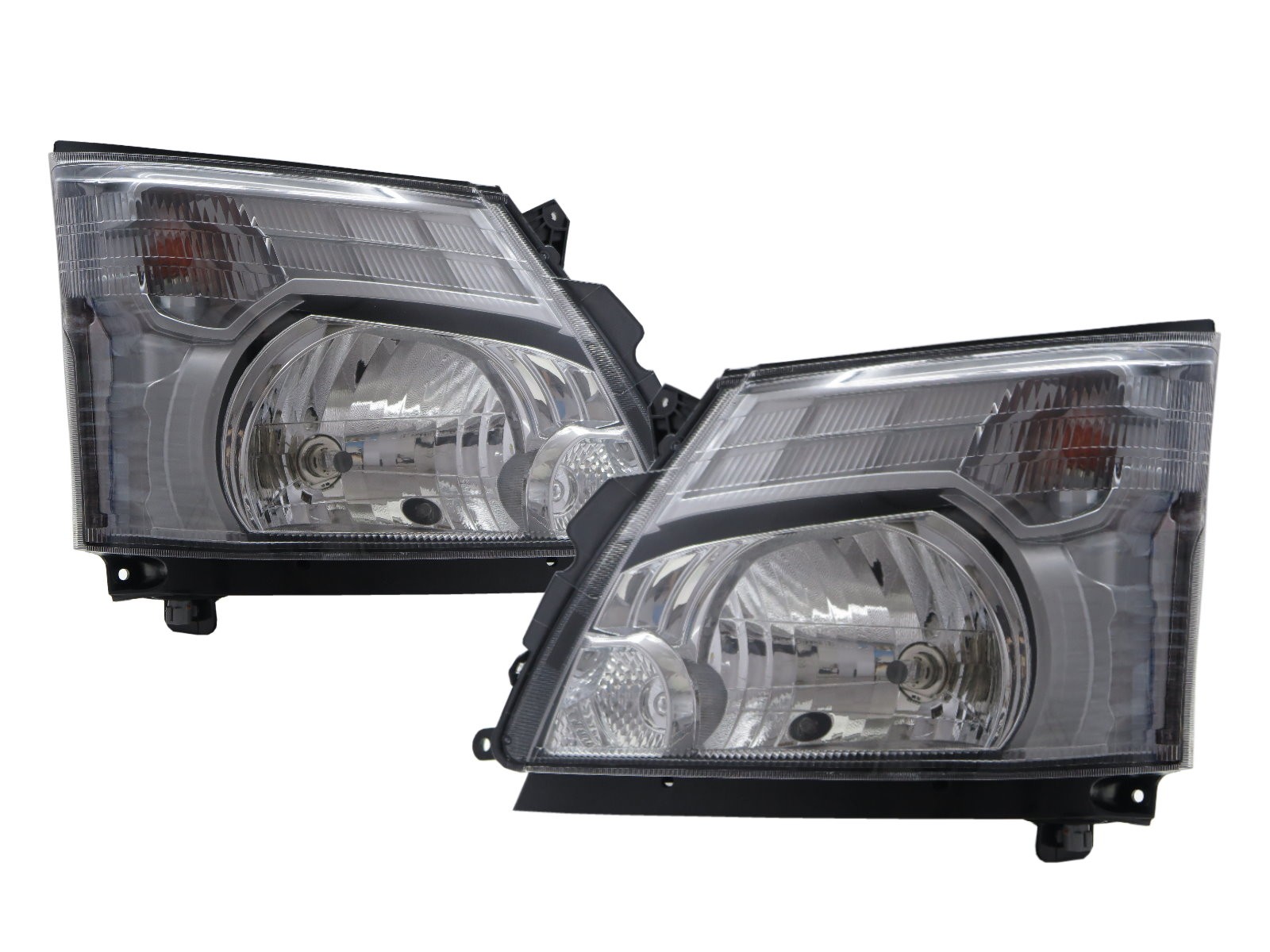 CrazyTheGod Dyna 2011-present Truck 2D Clear Headlight Headlamp Chrome for TOYOTA RHD