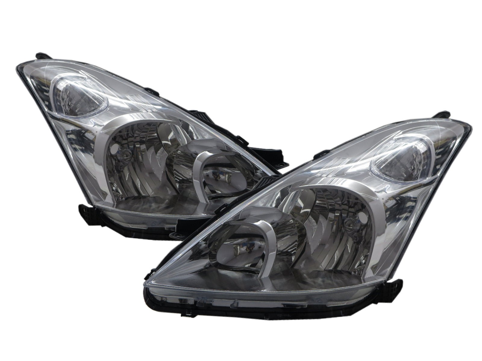 CrazyTheGod WISH AE10 First generation 2003-2005 Wagon 5D Clear Headlight Headlamp Chrome for TOYOTA LHD