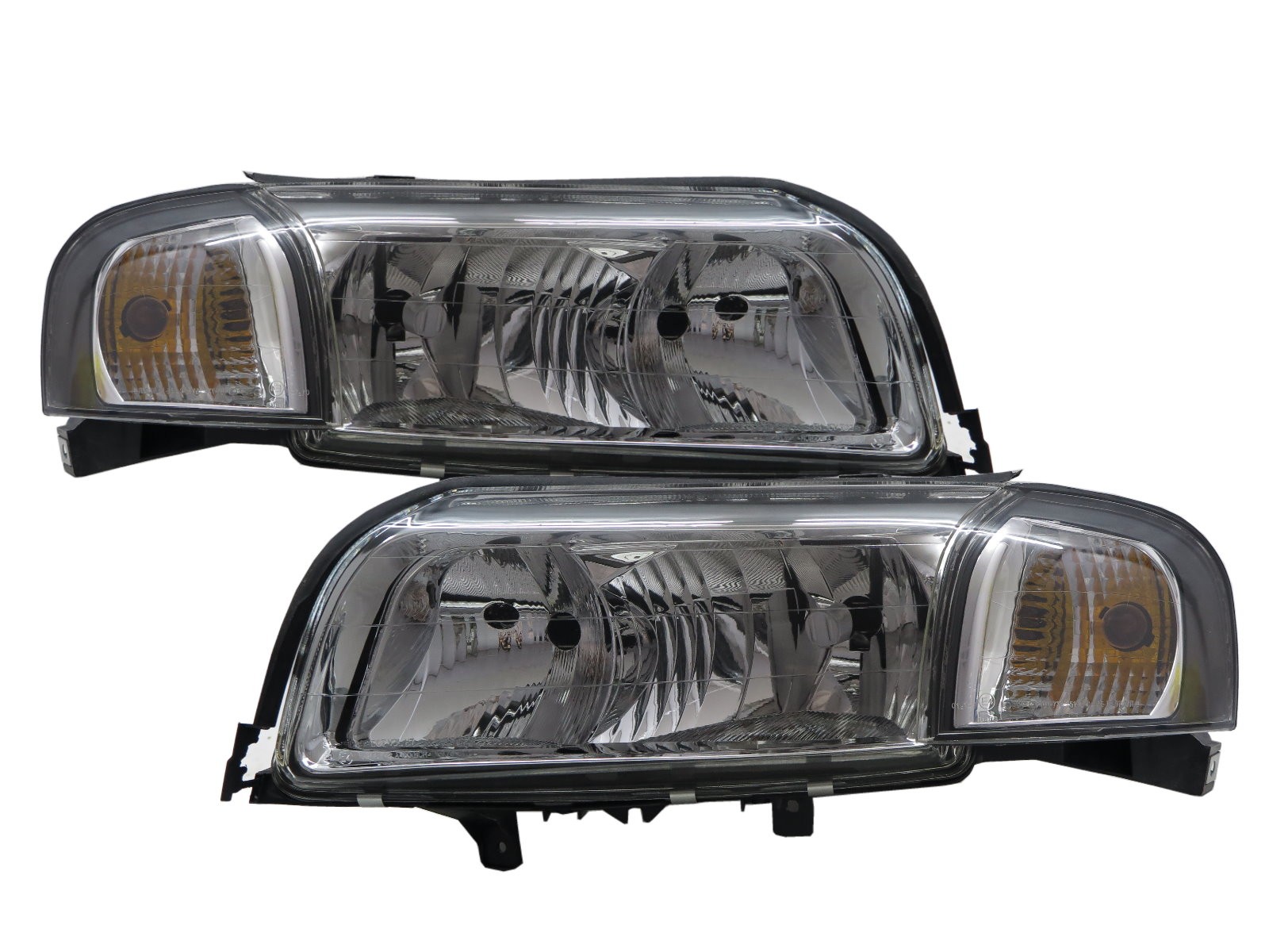 CrazyTheGod S80 First generation 1999-2003 Sedan 4D Crystal Headlight Headlamp Chrome for VOLVO LHD
