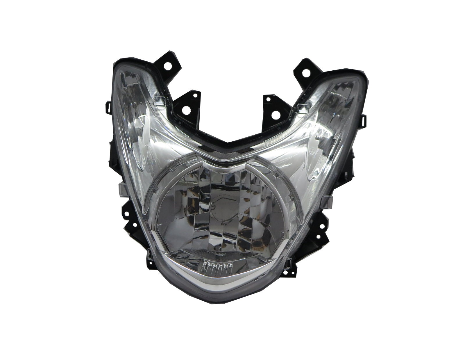 CrazyTheGod Majesty 2015-Present Crystal Headlight Headlamp Chrome for YAMAHA 