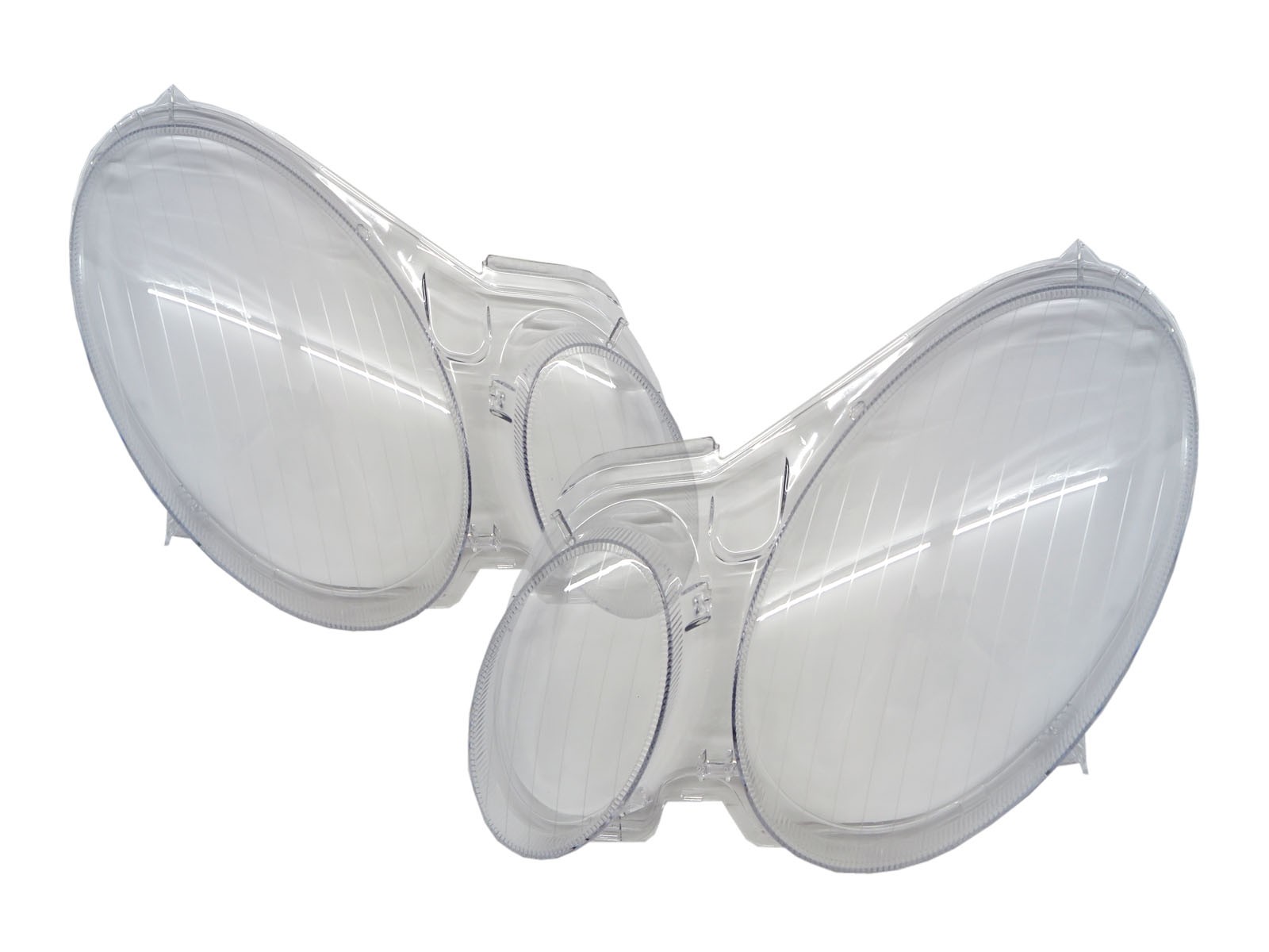 CrazyTheGod E-CLASS W211 2002-2009 Sedan/Wagon 4D/5D Clear Headlight Lens Cover Clear for Mercedes-Benz