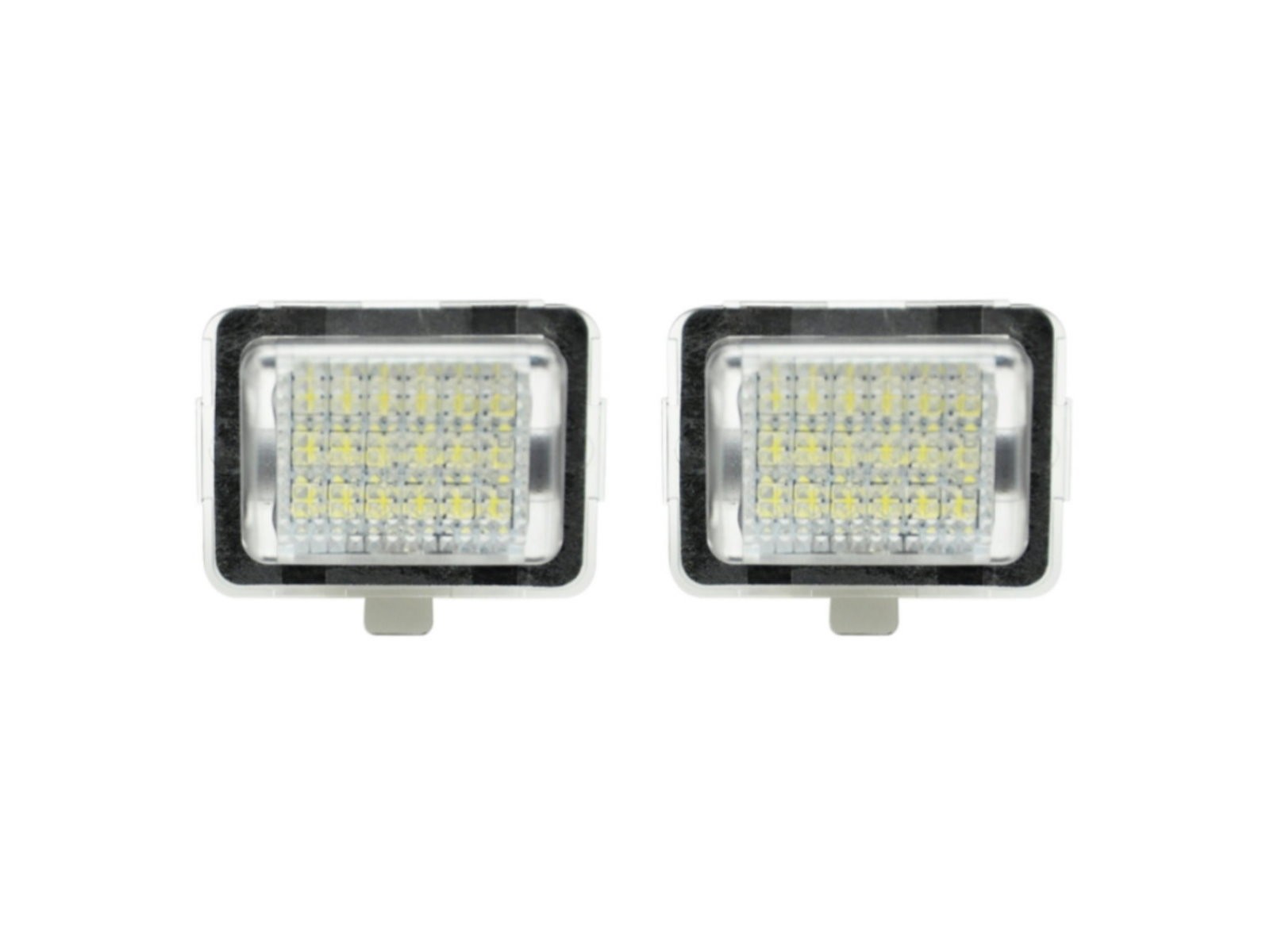 CrazyTheGod C-CLASS W204 Third generation 2008-2011 Sedan 4D LED License Lamp White for Mercedes-Benz