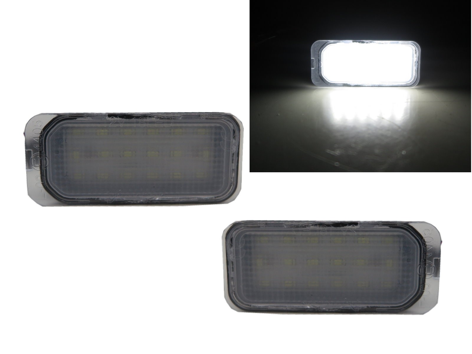 CrazyTheGod KUGA 2008-Present Wagon 5D LED License Lamp White V2 for FORD