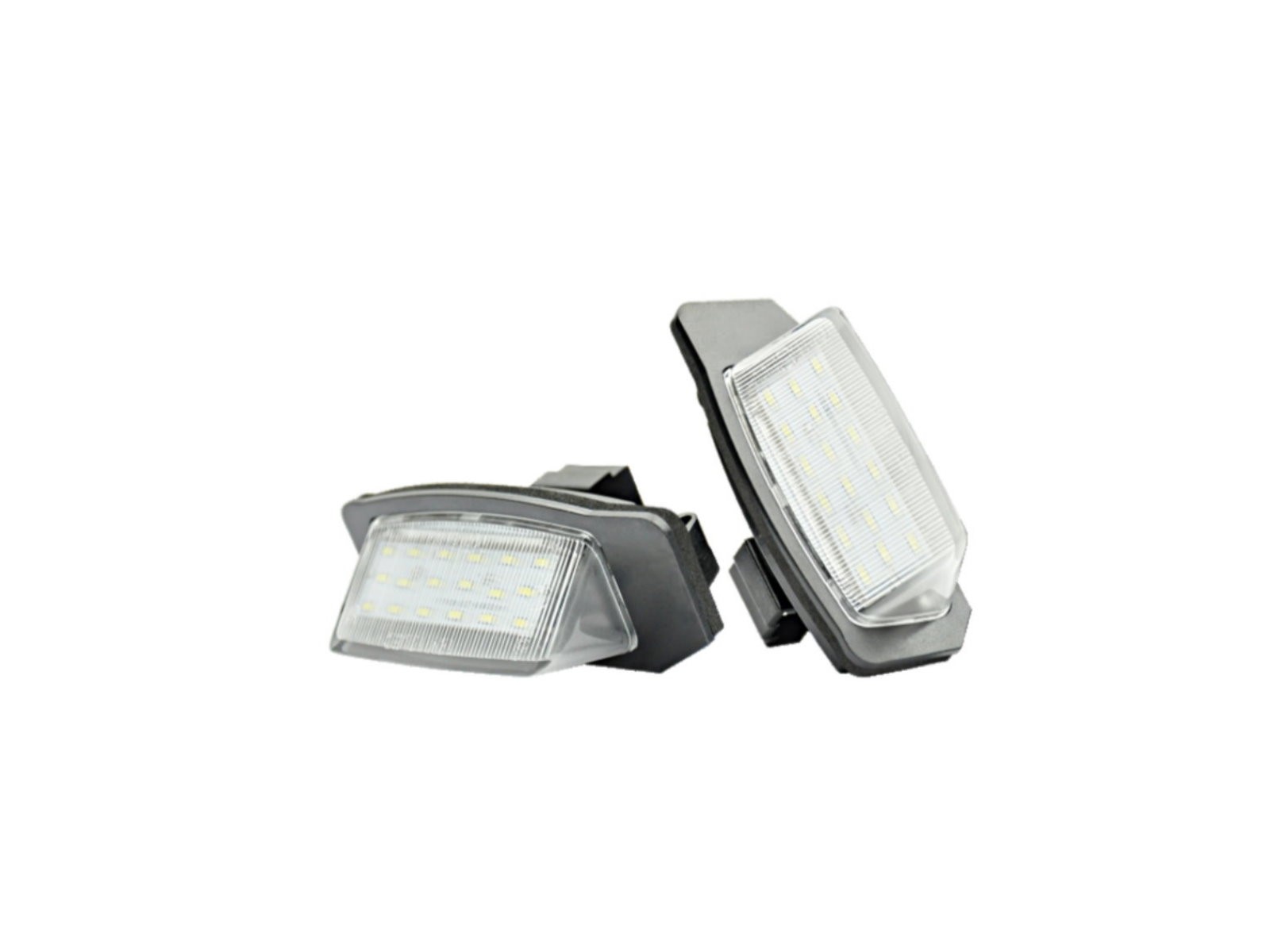 CrazyTheGod Lancer 2006-Present Hatchback 5D LED License Lamp White for Mitsubishi