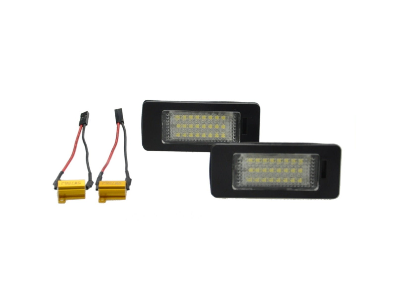 CrazyTheGod Alhambra 2011-Present MPV 5D LED W/ Canbus License Lamp White for SEAT