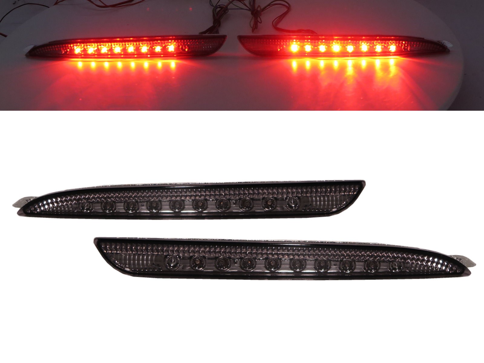 CrazyTheGod Mazda3/Axela BL Second generation 2009-2013 Sedan/Hatchback 4D/5D LED Rear Bumper Brake Light Lamp Smoke for MAZDA