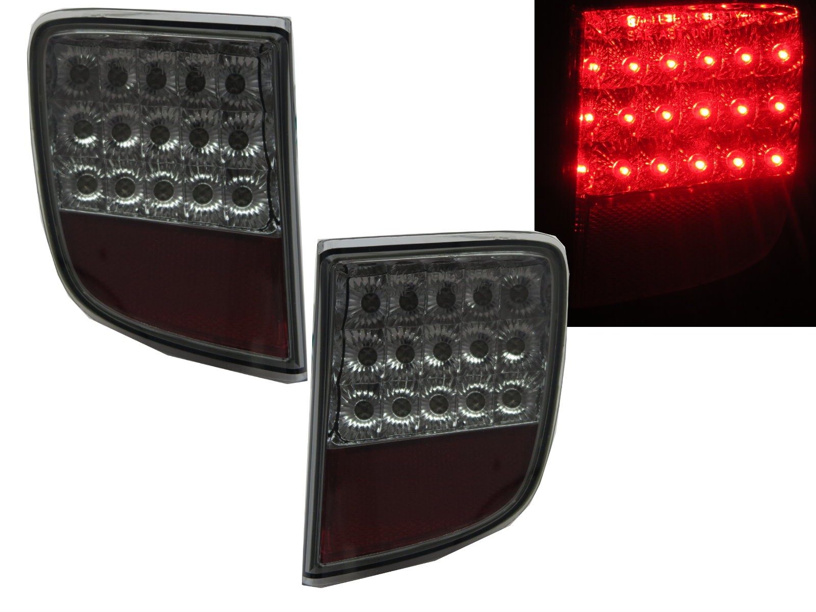 CrazyTheGod LAND CRUSIER 2007-Present FJ200 LED Rear Fog Light SMOKE for TOYOTA