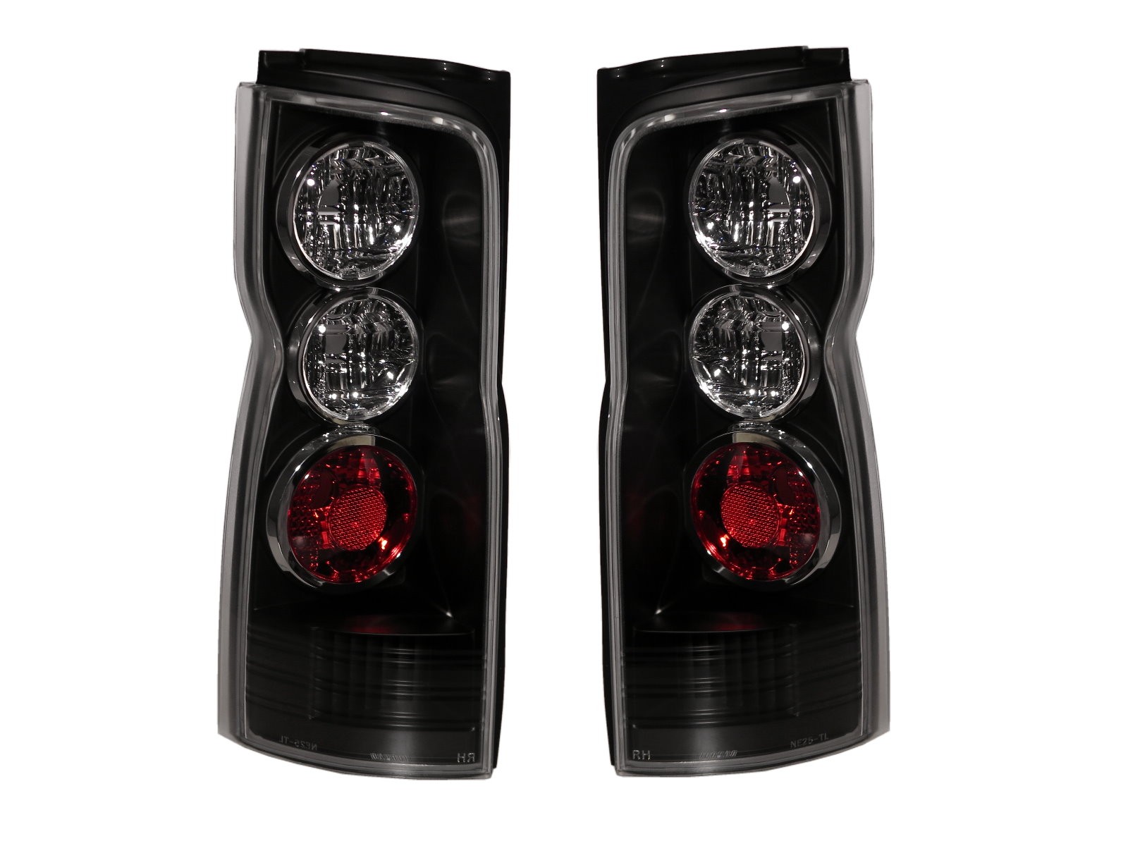 CrazyTheGod Como E25 First generation 2001-2012 VAN Altezza Style Tail Rear Light Black for ISUZU