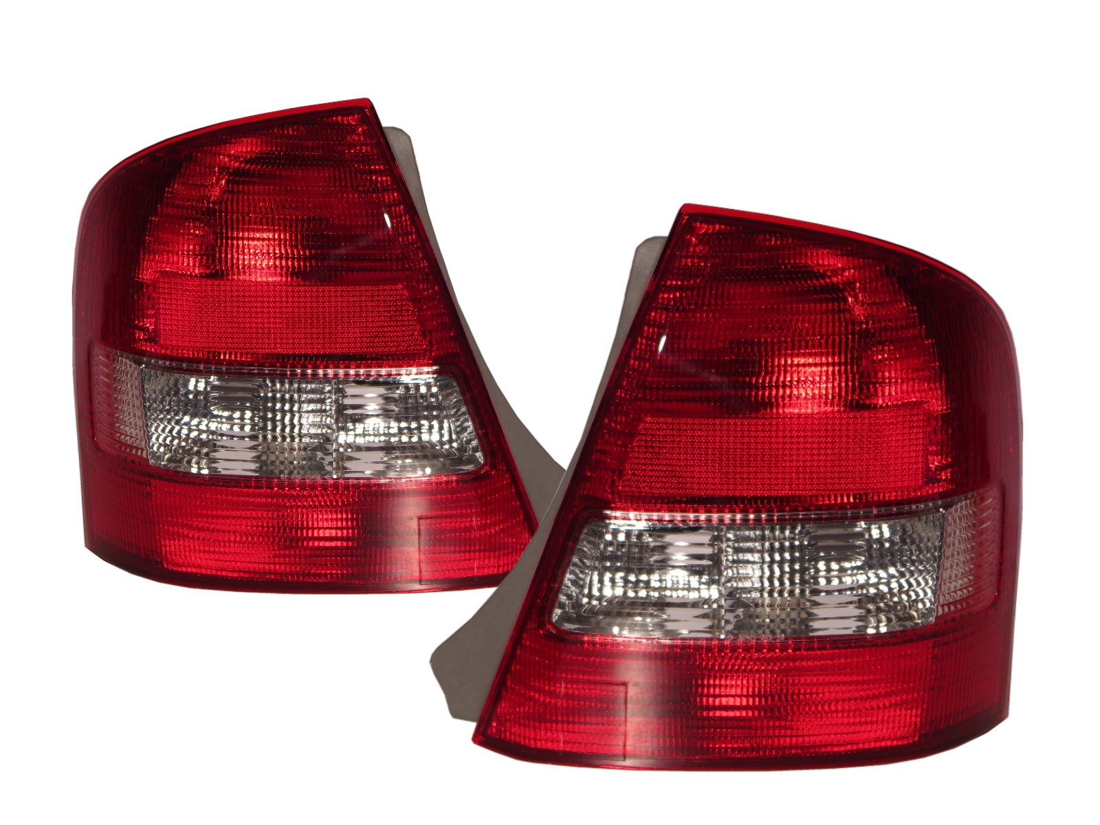 CrazyTheGod Allegro BJ Eighth generation 1998-2004 Sedan 4D Clear Tail Rear Light Red/White V4 for MAZDA