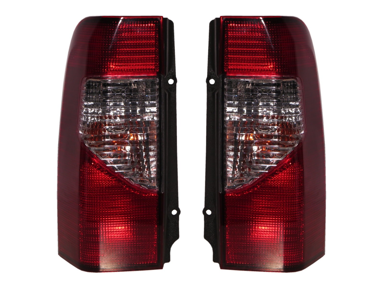CrazyTheGod Xterra WD22 First generation 2002-2004 SUV 5D Clear Tail Rear Light Red/Clear for NISSAN