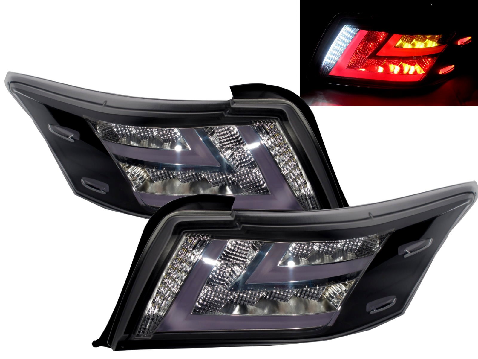 CrazyTheGod YARIS NCP150 2013-2014 LED BAR Tail Rear Light Lamp KEY BLACK for TOYOTA