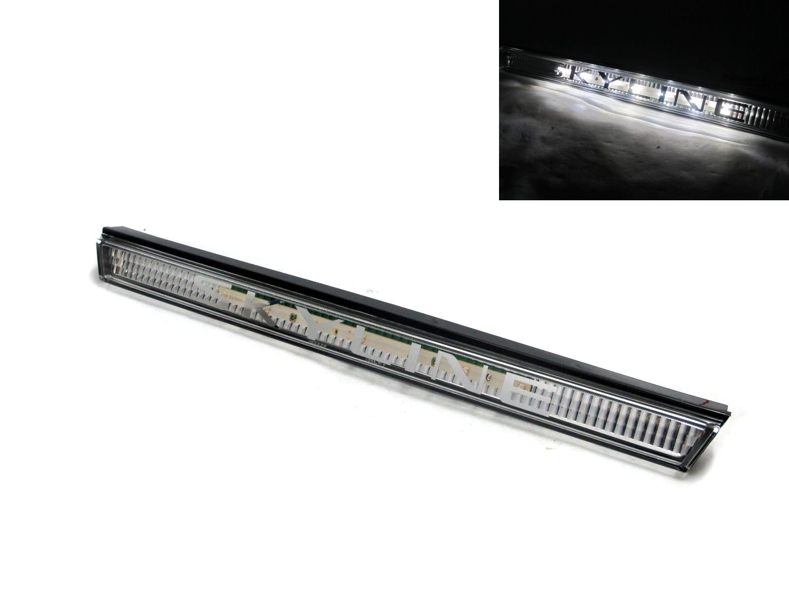 CrazyTheGod Skyline R33 GT-R GTS RB25DET 1993-1998 LED Tail Rear Garnish Light Clear for Nissan