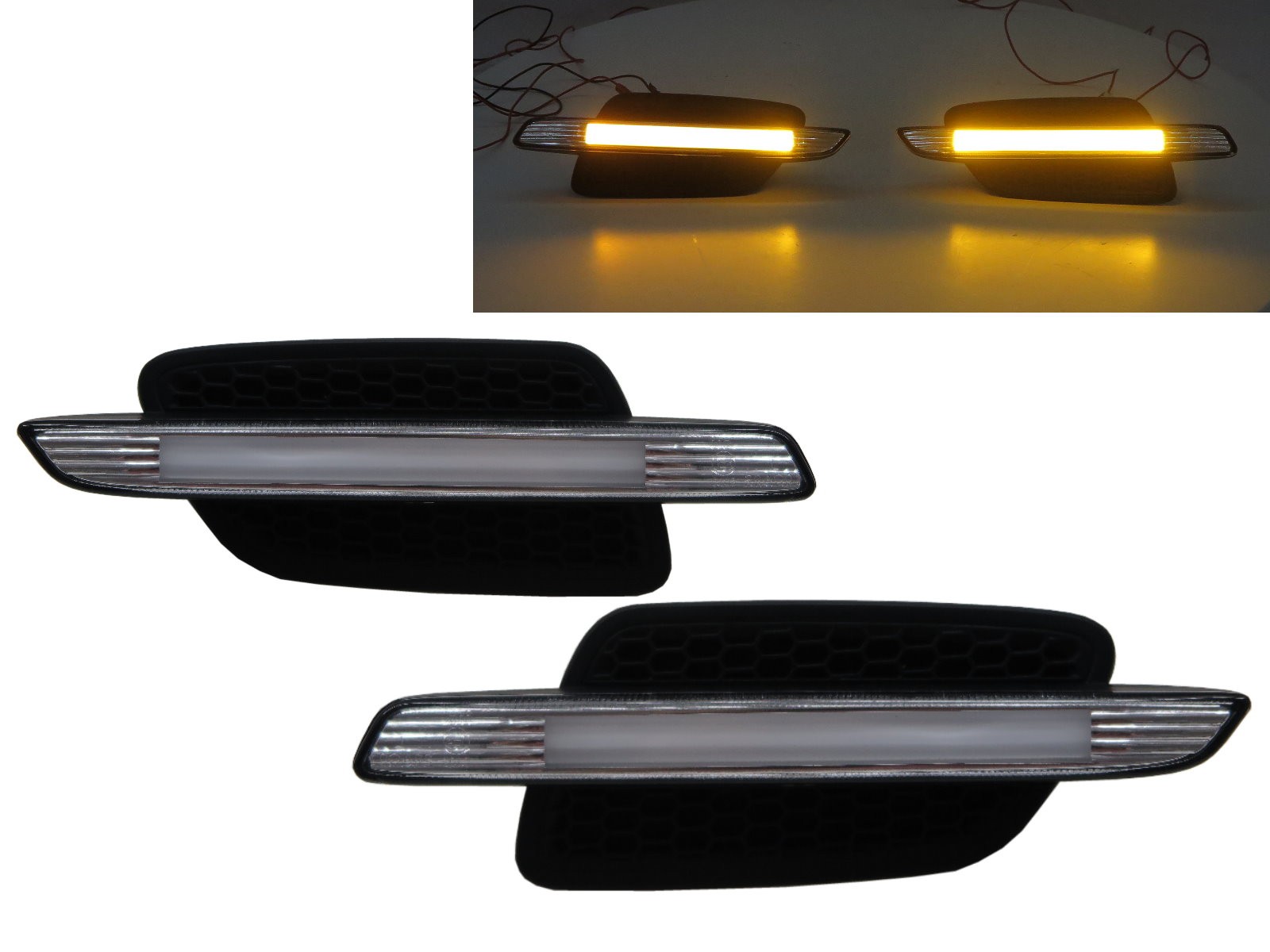 CrazyTheGod Commodore VE 2006-2013 Sedan/Wagon/Pickup Truck/Ute/Bakkie/Coupe 2D/4D/5D Fender Turn Signal Side Marker LED Light for HOLDEN